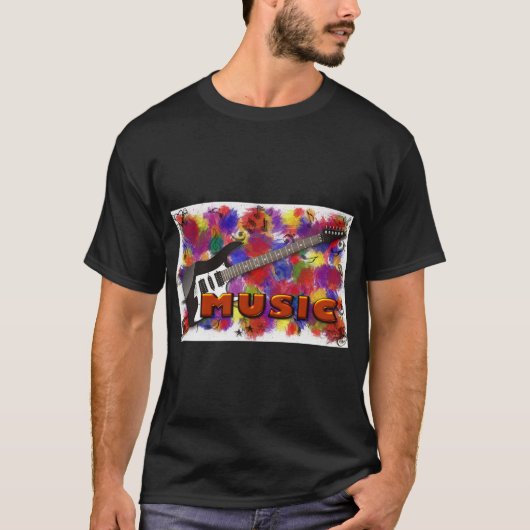 Electric Guitar Vibe T-shirt (Voorkant)
