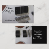 Electric Guitar Visitekaartje (Voorkant / Achterkant)