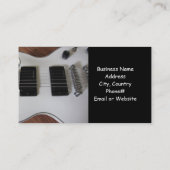 Electric Guitar Visitekaartje (Achterkant)