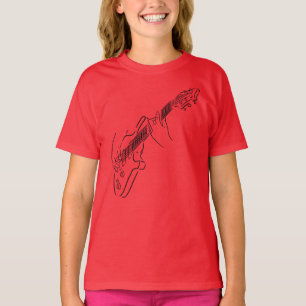 Electric Guitar. Voor een muziekliefhebber. Koord. T-shirt