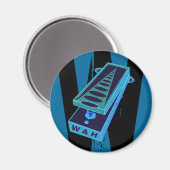 Electric Guitar Wah Pedal Blue Magneet (Voorkant / Achterkant)