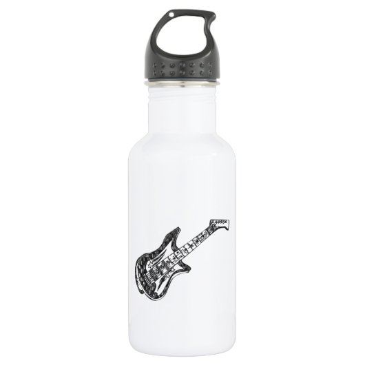 Electric Guitar Waterfles (Voorkant)