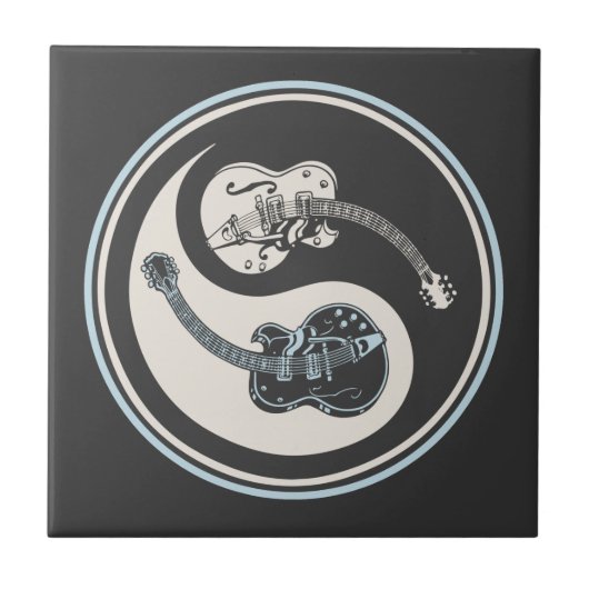 Electric Guitar Yang Tegeltje (Voorkant)