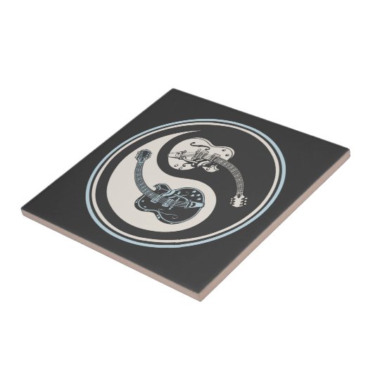 Electric Guitar Yang Tegeltje (Zijkant)