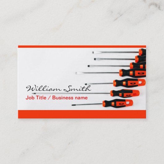 Electric/ Handyman Business card Visitekaartje (Voorkant)