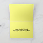 Electric Happy Birthday Kaart (Binnen)