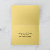 Electric Happy Birthday Kaart (Binnen)