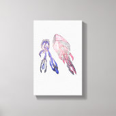 Electric Harmony Colorful Abstract Canvas (Voorkant)