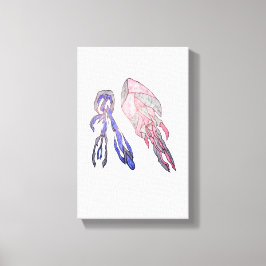 Electric Harmony Colorful Abstract Canvas