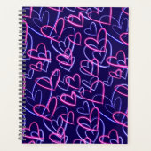 Electric Hearts Glow Planner (Voorkant)