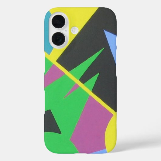 Electric Jolt Abstract Phone Case (Achterkant)