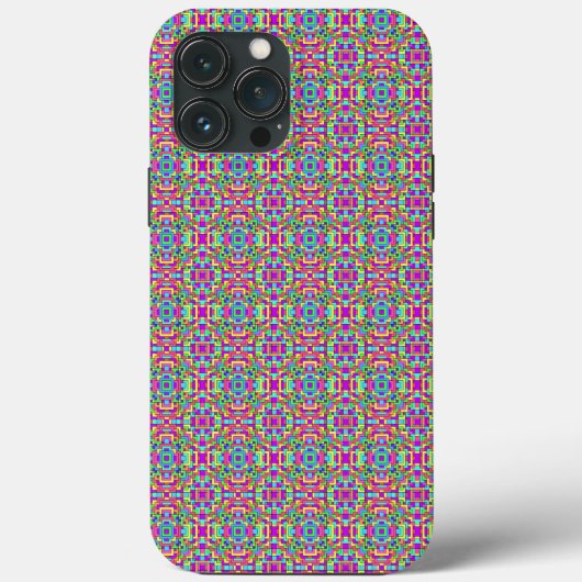 Electric Kaleidoscope Hoesje-Mate iPhone Case (Achterkant)
