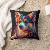 "Electric Lady" Corgi Pillow Kussen (Deken)