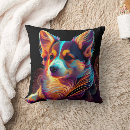 "Electric Lady" Corgi Pillow Kussen (Deken)