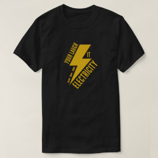 Electric Laugh Lightning Bolt Art T-shirt