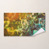 Electric Light Lines Gradient Abstract. Bad Handdoek (Handdoek)