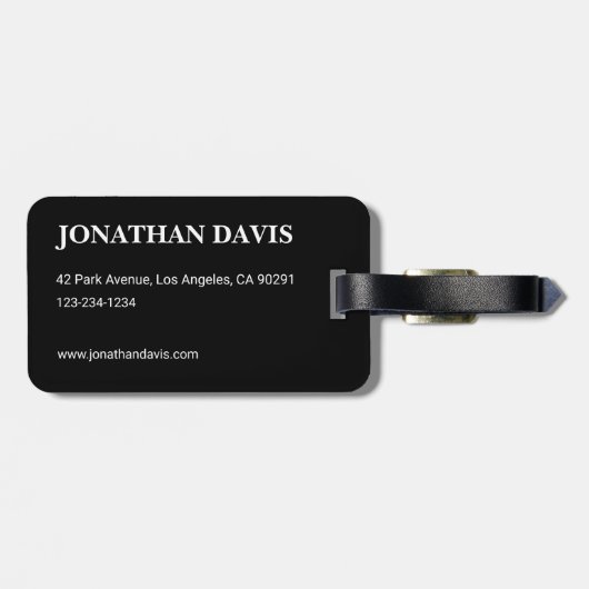 Electric Light Lines Gradient Abstract. Bagagelabel (Achterkant horizontaal)