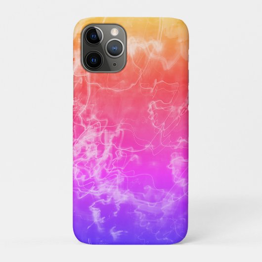 Electric Light Lines Gradient Abstract. Case-Mate iPhone Case (Achterkant)