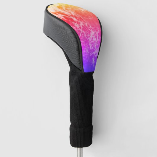 Electric Light Lines Gradient Abstract. Golfheadcover (Schuin)