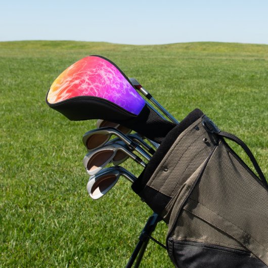 Electric Light Lines Gradient Abstract. Golfheadcover (Insitu)