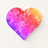 Electric Light Lines Gradient Abstract Modern. Notitieboek (Achterkant)