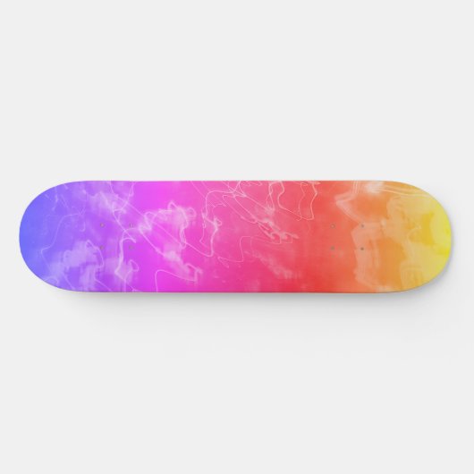 Electric Light Lines Gradient Abstract. Persoonlijk Skateboard (Horizontaal)