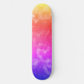 Electric Light Lines Gradient Abstract. Persoonlijk Skateboard (Voorkant)