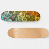 Electric Light Lines Gradient Abstract. Persoonlijk Skateboard (Horizontaal)