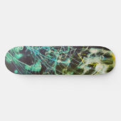 Electric Light Lines Gradient Abstract. Persoonlijk Skateboard (Horizontaal)