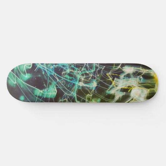 Electric Light Lines Gradient Abstract. Persoonlijk Skateboard (Horizontaal)