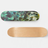 Electric Light Lines Gradient Abstract. Persoonlijk Skateboard (Horizontaal)