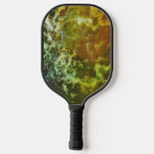Electric Light Lines Gradient Abstract. Pickleball Paddle (Achterkant)