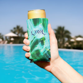 Electric Light Lines Gradient Abstract. Seltzer Blikjeskoeler