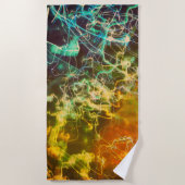 Electric Light Lines Gradient Abstract. Strandlaken (Voorkant)