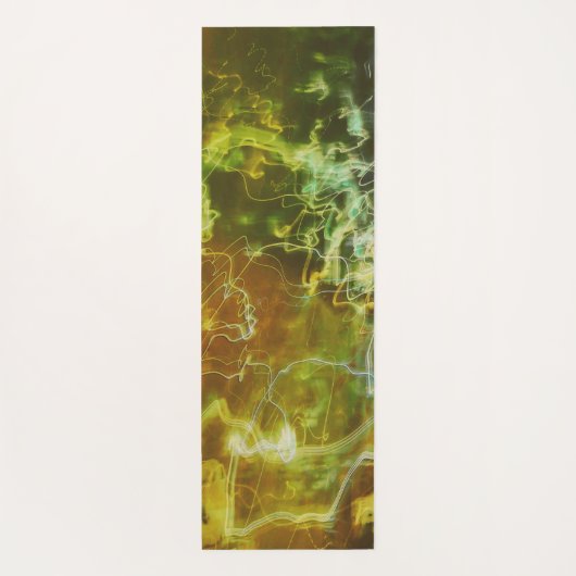 Electric Light Lines Gradient Abstract. Yogamat (Achterkant)