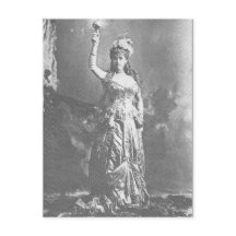 Electric Light Mrs W.K. Vanderbilt in kostuum