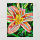 Electric Lily Flat Briefkaart (Voorkant)