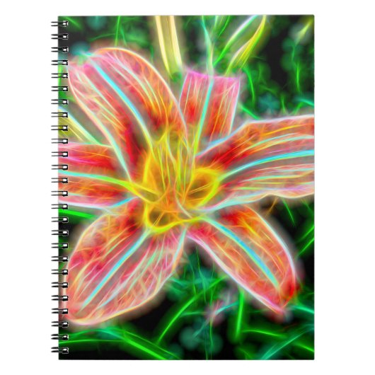 Electric Lily Spiral Notitieboek (Voorkant)