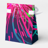 Electric Luau Tropical Night Neon Aloha Party Bedankdoosjes (Achterkant)