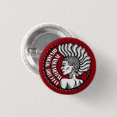 Electric Mermaid International Red Button (Voorkant /achterkant)