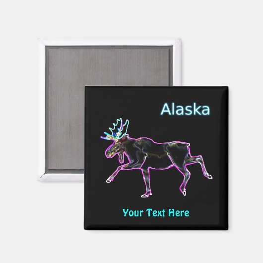 Electric Moose - Alaska Magneet (Voorkant / Achterkant)