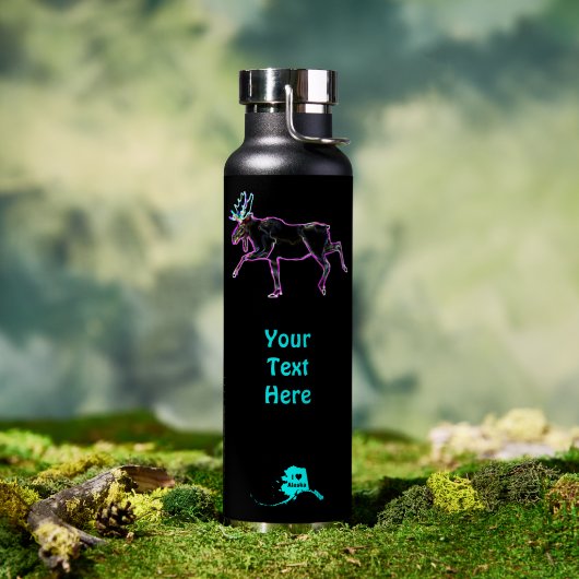 Electric Moose Waterfles (Buiten (Gedraaid)  )