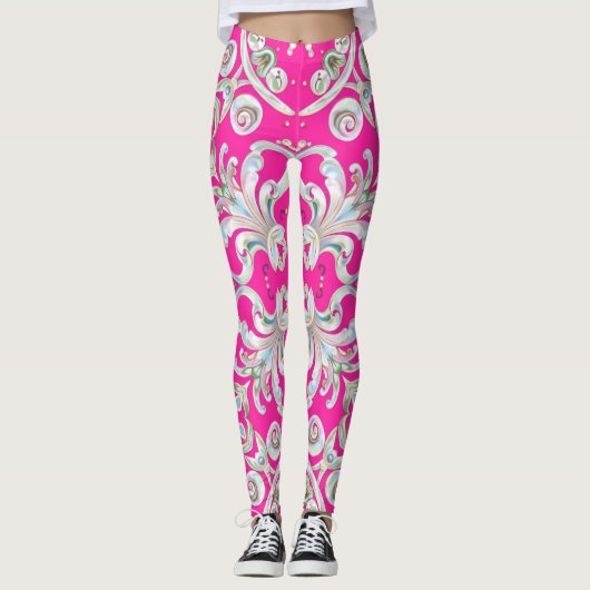 Electric Nacre Bandanna 2 Leggings (Voorkant)