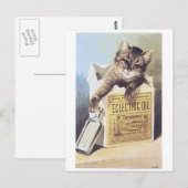 Electric Oil Kitten Trading Card Briefkaart (Voorkant / Achterkant)