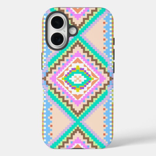 Electric Pastel Dream Kaleidoscope Case-Mate iPhone Case (Achterkant)