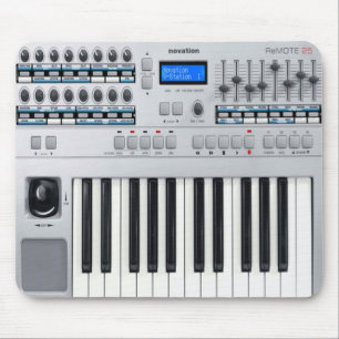 Electric Piano Mousepad, Music Lover Muismat