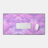 Electric pink neon scribbles AI art  Bureaumat (Keyboard & Muis)