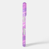 Electric pink neon scribbles AI art  Case-Mate iPhone Case (Achterkant / Rechts)