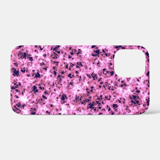 Electric Pink Spark iPhone hoesje (Achterkant (horizontaal))