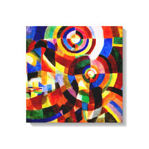 Electric Prisms van Sonia Delaunay Abstracte kunst